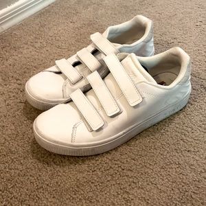 Size 8 K-Swiss White Velcro Sneakers